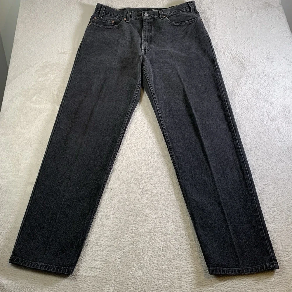Vintage Levis 550 Jeans Mens 38x34 Gray Relaxed Tapered‎ Y2K Denim Made In USA